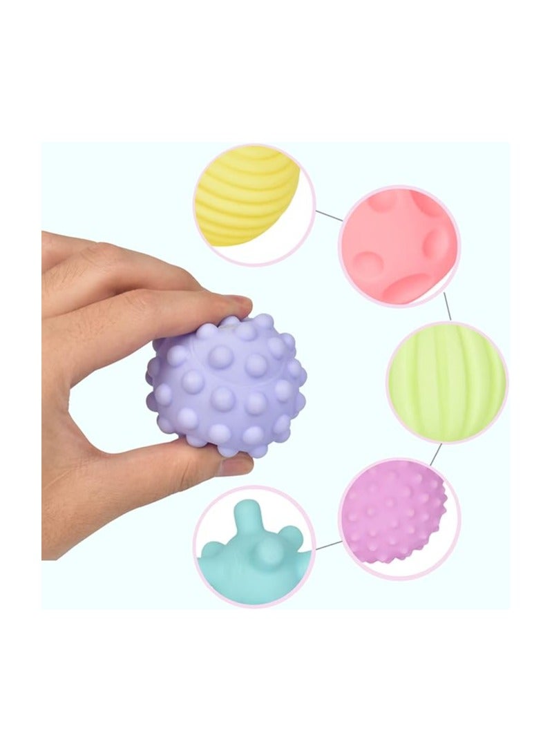 سوفت كرة ترفيهية لممارسة التمارين الرياضية واللياقة البدنية للأطفال - كرة أنشطة ناعمة وآمنة ومتينة للأطفال الرضع والأطفال الصغار - تعزز التنسيق والتوازن والقوة - Image 3