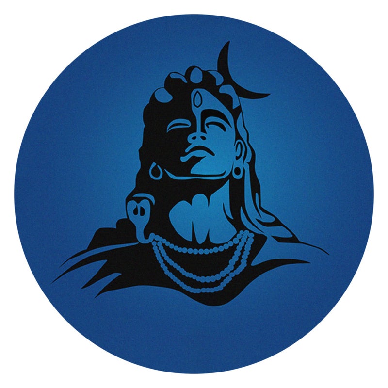 PD Craftozone Premarked ADIYOGI Shiva Round Circle MDF Pine Wood 12 inch MDF Boards for Art and Craft - 2.5mm Unfinished Round Wood Slices for Resin Art, Mandala Art,Pyrography, Painting (12 INCH, 2) - Image 2