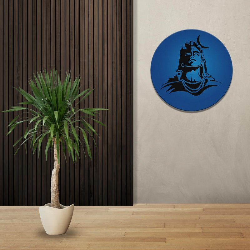 PD Craftozone Premarked ADIYOGI Shiva Round Circle MDF Pine Wood 12 inch MDF Boards for Art and Craft - 2.5mm Unfinished Round Wood Slices for Resin Art, Mandala Art,Pyrography, Painting (12 INCH, 2) - Image 5