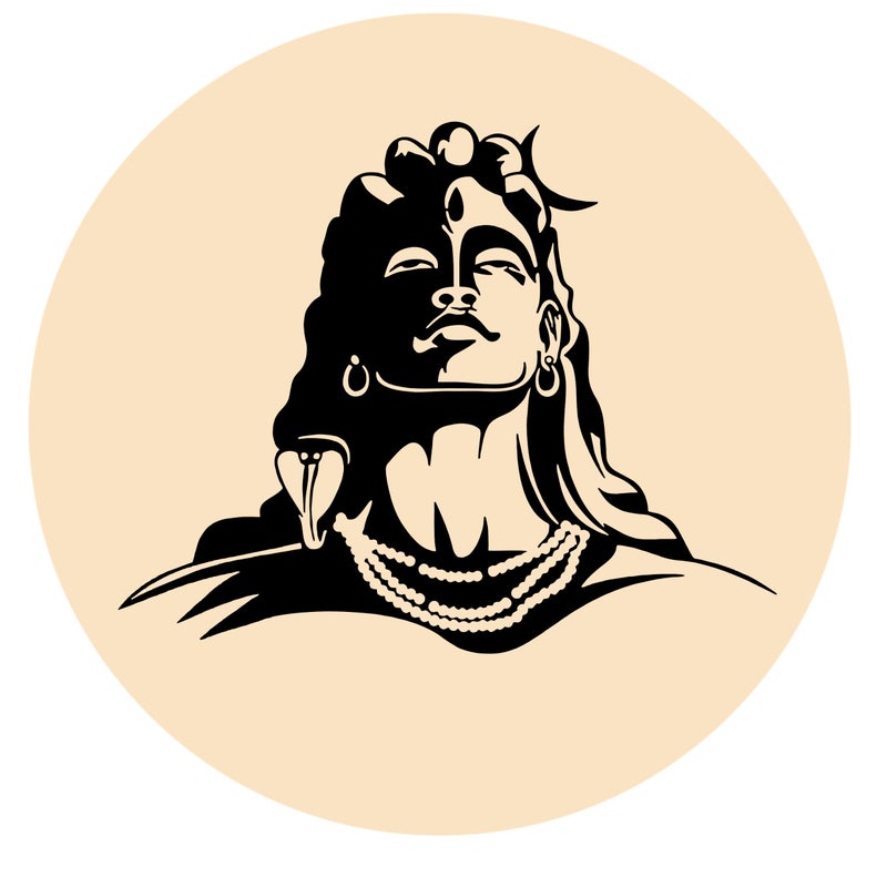 PD Craftozone Premarked ADIYOGI Shiva Round Circle MDF Pine Wood 12 inch MDF Boards for Art and Craft - 2.5mm Unfinished Round Wood Slices for Resin Art, Mandala Art,Pyrography, Painting (12 INCH, 2) - Image 3