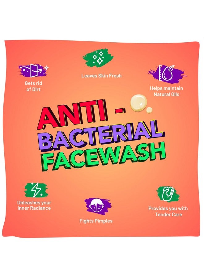 Froot Root Germ Zap Face Wash Gel For Tweens And Active Kids (5-12), With Strawberries And Oranges Neem,Karanja,Manjishtha And Amahaldi,Safe For Kids, No Soap, Parabens/Sulphates,100Ml - Image 4