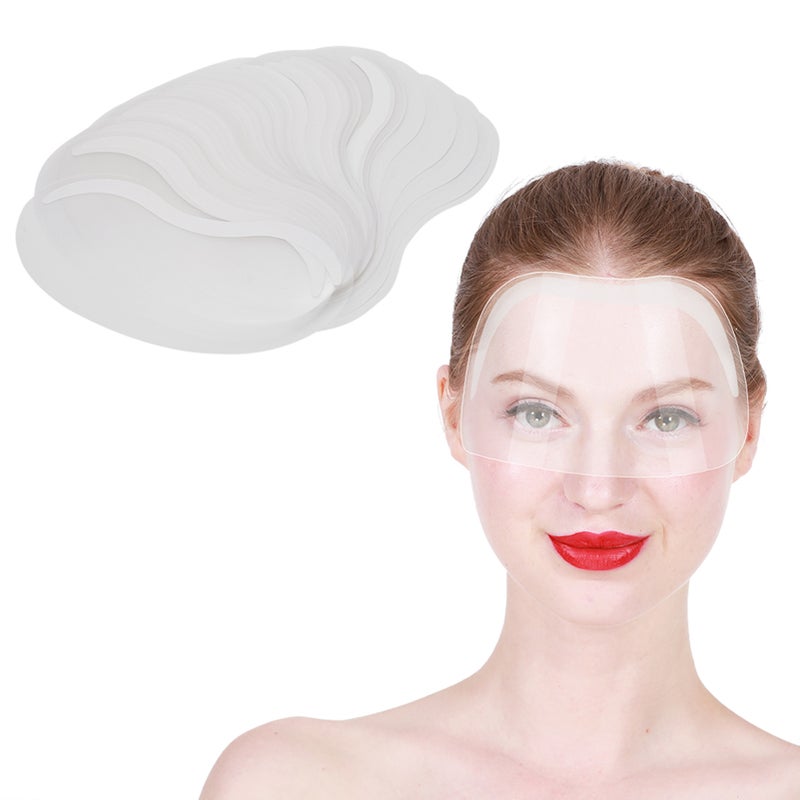 50Pcs Unbreakable Dyeing Hairdressing Salon Eye Face Protection Shield Hairspray Cover - Image 4