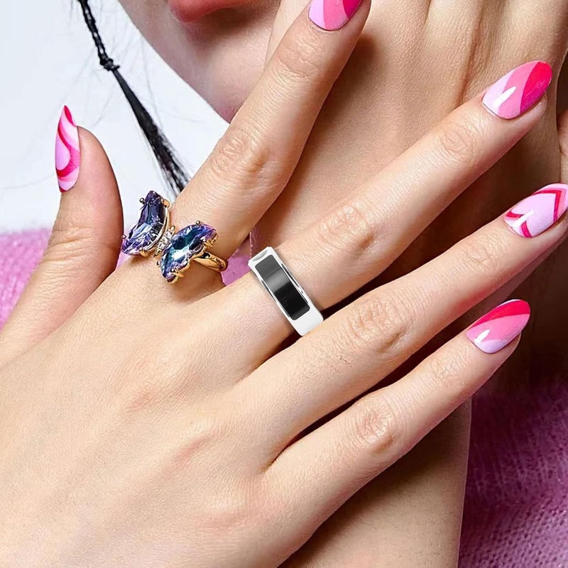 Fitness Ring, Smart Health Tracker with Color Display, IP68 Waterproof Activity Monitor, Multi-Sport Modes, Step Counter & Gesture Control for Men Women - Image 3