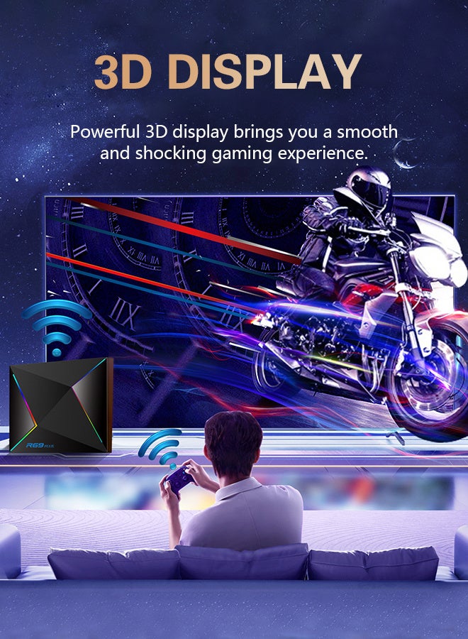 R69 Plus 8K Android 14 TV Box Allwinner H728 Octa Core 4G/64G Dual 2.4G/5G WiFi, Bluetooth 5.0+,1000M-LAN BT5.0 Support Voice Control TV Box WIFI 6 Set Top Box  - Image 3