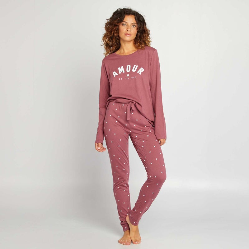 Kiabi jersey-set-two-piece-set-red - Image 1