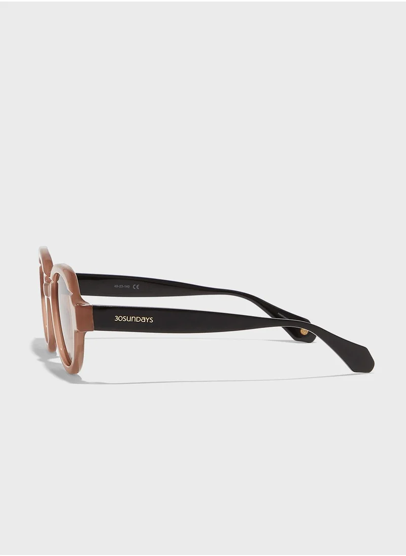 30 سندايز Laurel Pentagon Sunglasses