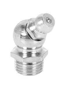 GK MART 6 mm x 1 mm Pitch 45 degree steel body Grease Nipple 5 Nos 