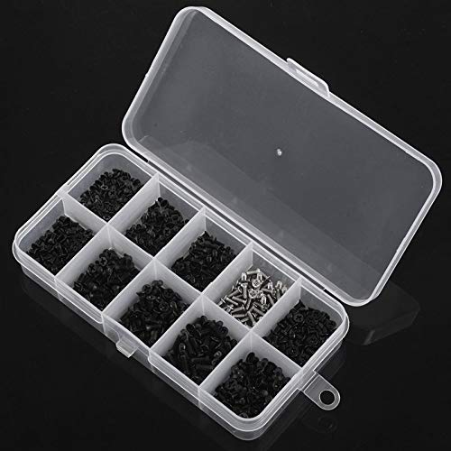 Immech - Alloy Steel Universal Laptop Screws Kit for IBM, HP, Lenovo, Samsung, Dell Sony, Toshiba, 10 Different Size of M2, M2.5 & M3 Screws Each 25 pcs Pack Of 250 Pieces - Image 3