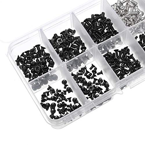 Immech - Alloy Steel Universal Laptop Screws Kit for IBM, HP, Lenovo, Samsung, Dell Sony, Toshiba, 10 Different Size of M2, M2.5 & M3 Screws Each 25 pcs Pack Of 250 Pieces - Image 2