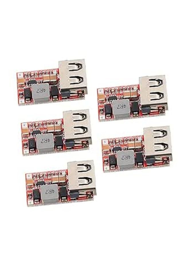 5Pcs DC To USB Converter Module Fast Charging Support High Efficiency - Image 1