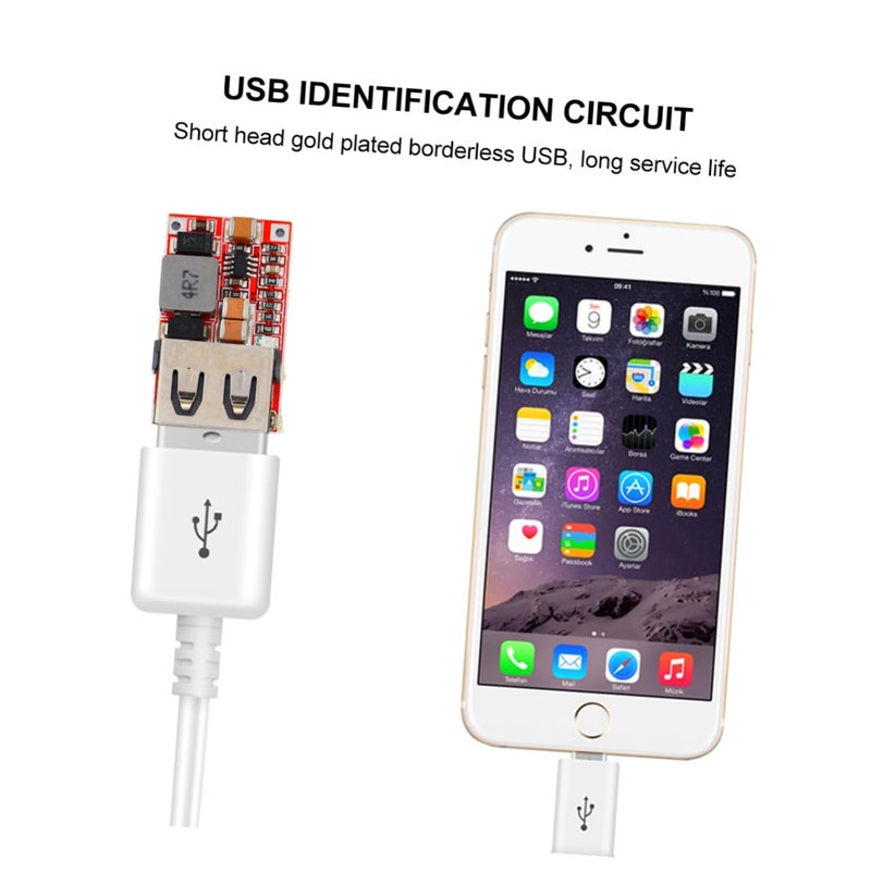 5Pcs DC To USB Converter Module Fast Charging Support High Efficiency - Image 3