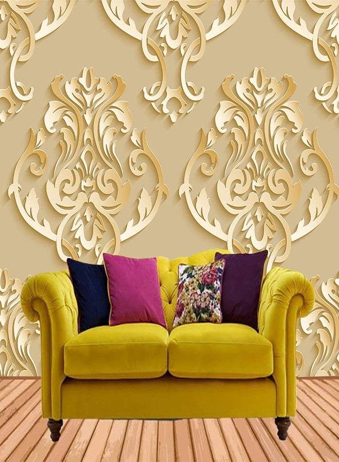 AK DESIGN All Decorative Wall Paper Floral Wallpaper Wall Sticker for Home Décor, Living Room, Bedroom, Hall, Kids Room, Play Room(Self Adhesive Vinyl, Water Proof E185 (128 X 16 INCH) - Image 2