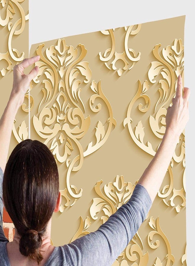 AK DESIGN All Decorative Wall Paper Floral Wallpaper Wall Sticker for Home Décor, Living Room, Bedroom, Hall, Kids Room, Play Room(Self Adhesive Vinyl, Water Proof E185 (128 X 16 INCH) - Image 4