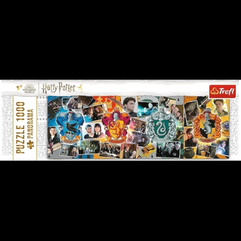 Trefl 1000 Piece Movie Character Jigsaw Puzzle, DIY Creative Entertainment, for Adults and Kids 12+ Years, 29051, Harry Potter, The Four Hogwarts Houses