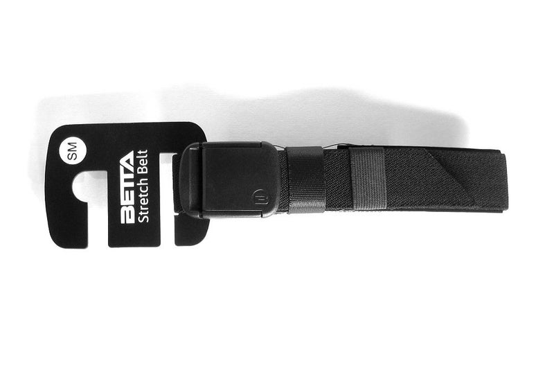 Betta 1.25 Inch Elastic Stretch Belt with Adjustable Buckle, Unisex (XX-Large, Black) - Image 2