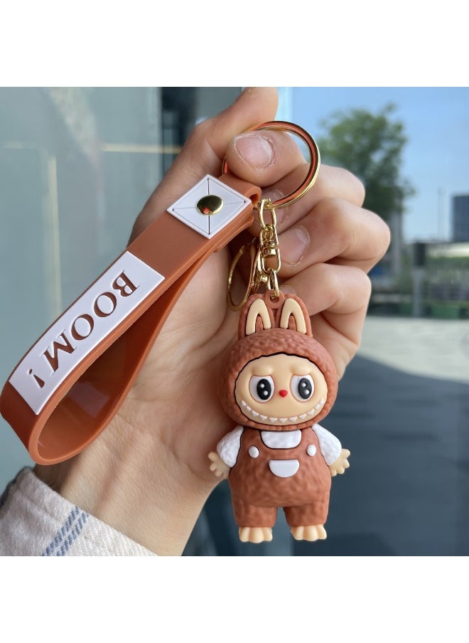 NIBEMINENT LABUBU Keychains, Cute Figurines, Student Schoolbag Pendants And Gifts 