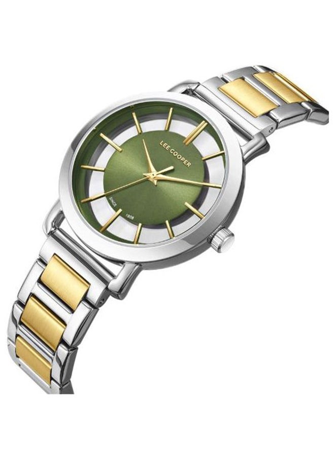Lee Cooper - Women's Analog Green Dial Watch - LC08037.270 - Image 1