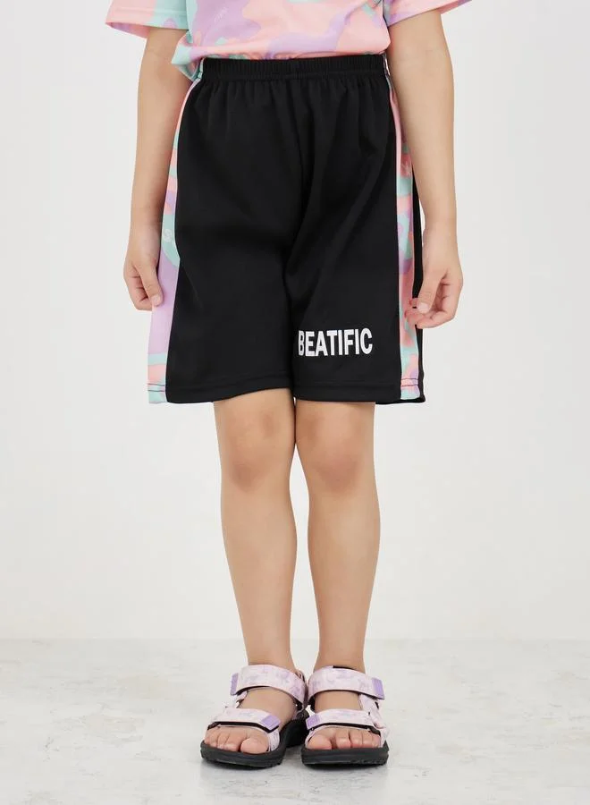 Styli Styli Camo Print T-Shirt and Shorts Set