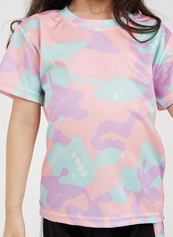 Styli Styli Camo Print T-Shirt and Shorts Set  - Image 3