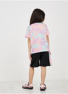 Styli Camo Print T-Shirt & Shorts Set  - Image 4