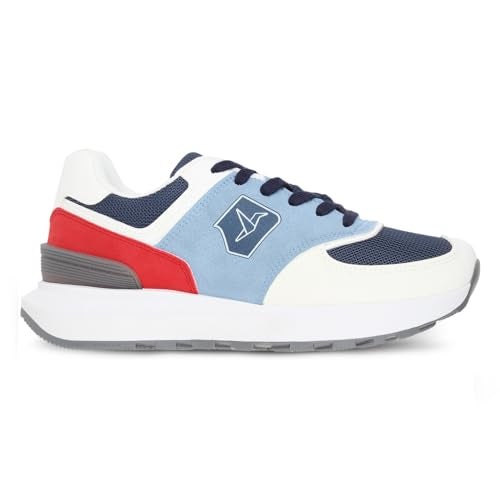 YOHO CAS 106 Sneakers for Women | Sporty-Casual Style | Breathable Upper | Lightweight Grip Sole | All-Day Comfort | Snug Fit Lining | Light Blue - UK 8 - Image 3