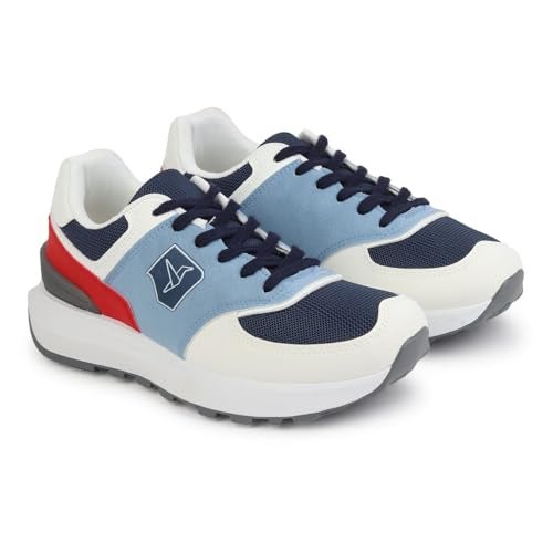 YOHO CAS 106 Sneakers for Women | Sporty-Casual Style | Breathable Upper | Lightweight Grip Sole | All-Day Comfort | Snug Fit Lining | Light Blue - UK 8 - Image 1