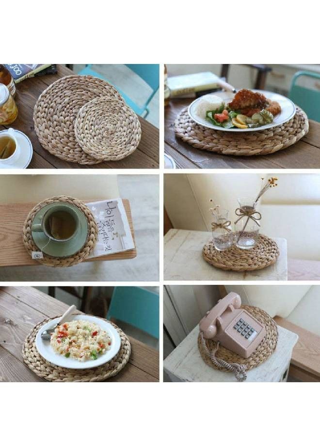 Boho Handmade 3piece round coaster  - Image 4