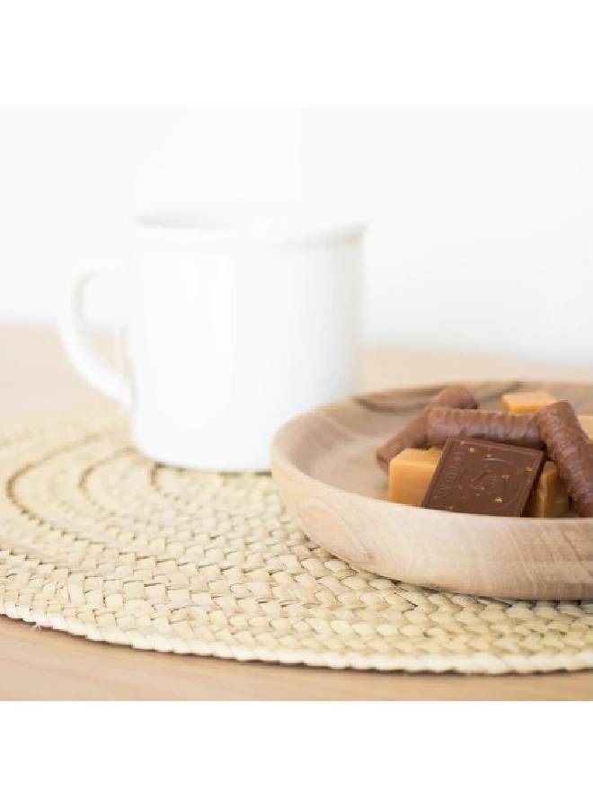 Boho Handmade 3piece round coaster  - Image 2