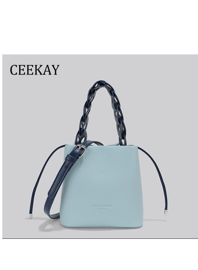 Water Bucket High-End Feeling Light Luxury Crossbody Bag - Image 1