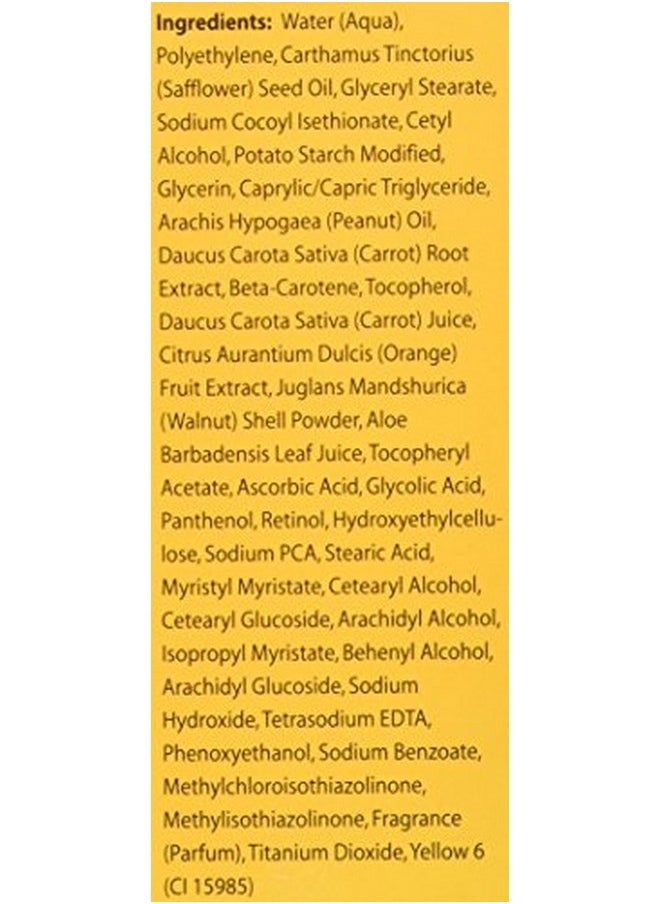 40 Carrots Carrot Aloe Facial Cleansing Facial Scrub Helps Improve Skin Tone & Texture Get Softer Radiant Looking Skin Made In Usa Paraben & Cruelty Free (3Oz)  - Image 3