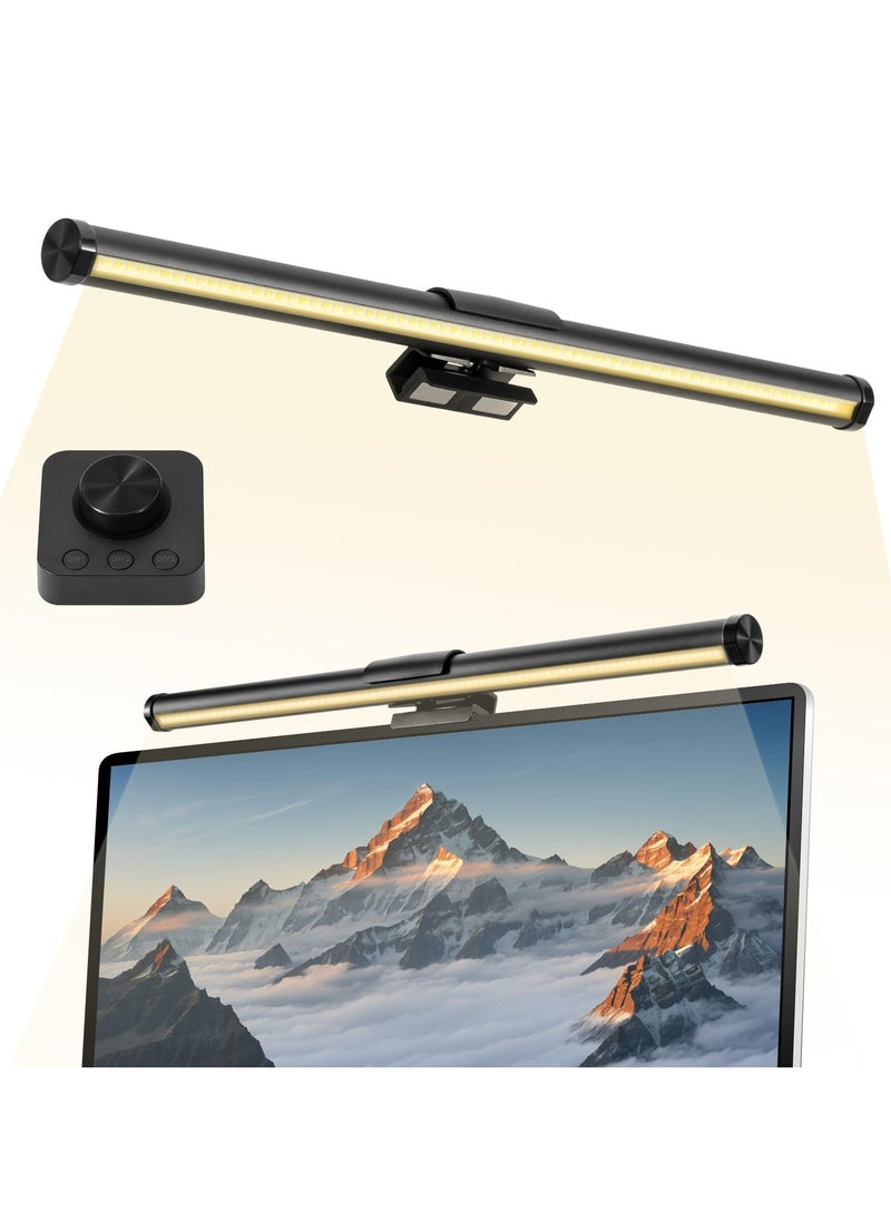 erorex - Computer Monitor Light Bar, Screen Monitor Light with Wireless Remote Control, Adjustable Brightness & Color Temperature, Touch Control/No Screen Glare Monitor Lamp with USB Powered for Home/Office - Image 1