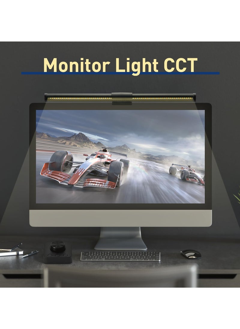 erorex - Computer Monitor Light Bar, Screen Monitor Light with Wireless Remote Control, Adjustable Brightness & Color Temperature, Touch Control/No Screen Glare Monitor Lamp with USB Powered for Home/Office - Image 1