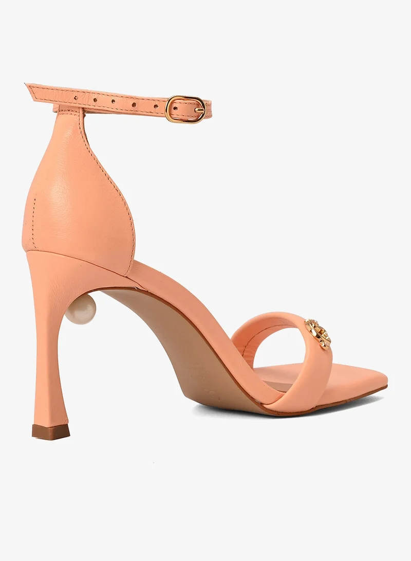 Carmen Steffens Square Peach Sandal
