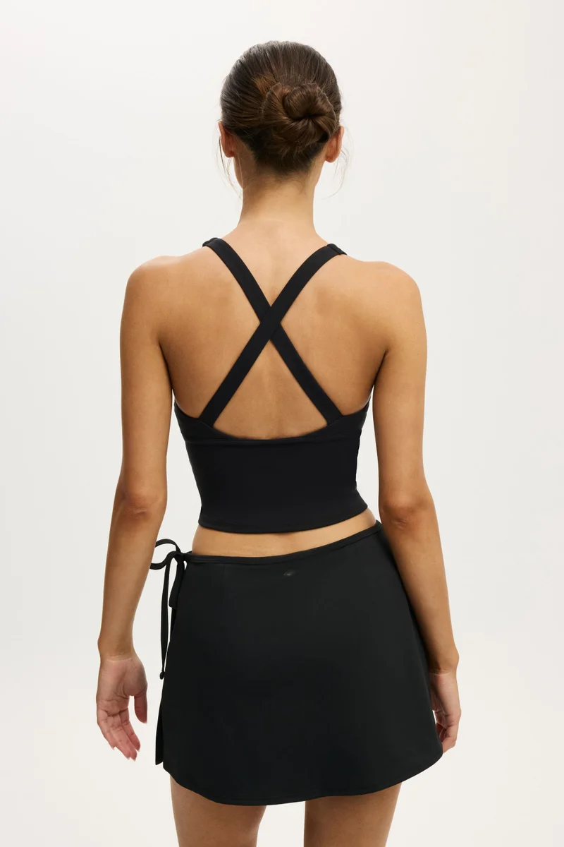 Cotton On  ACTIVE WRAP SKIRT WITH TIE for Women | Best Price UAE