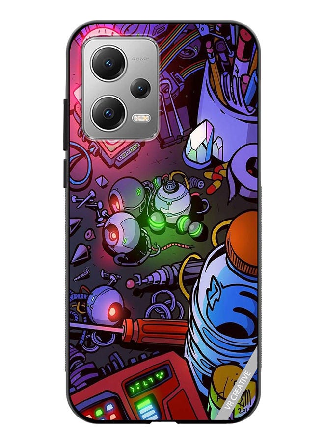 VR CREATIVE Protective Case Cover For Xiaomi Redmi Note 12 Electirc Devices Design Multicolour - Image 1