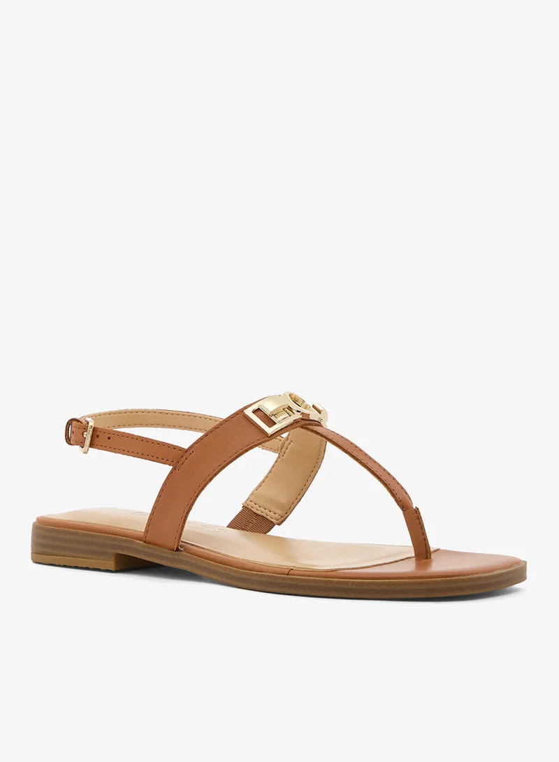 جس Casual Slingback Flat Sandals