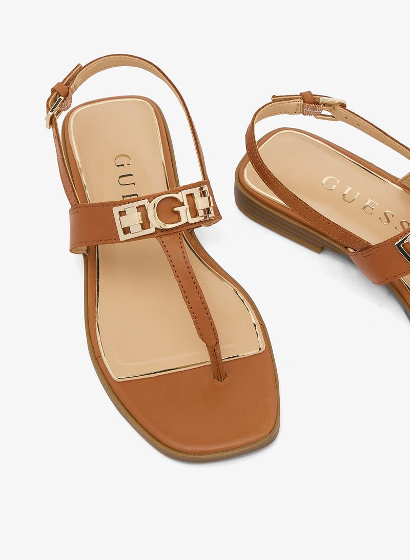 GUESS Casual Slingback Flat Sandals - Image 3