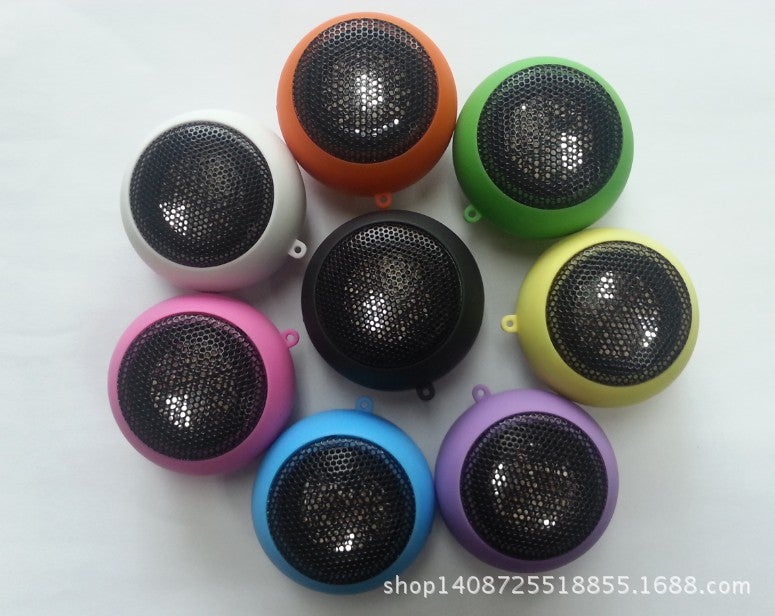 E-Commerce Mini Retractable Iron Mesh Dc3.5 Audio Interface Usb Charging Burger Audio - Image 1