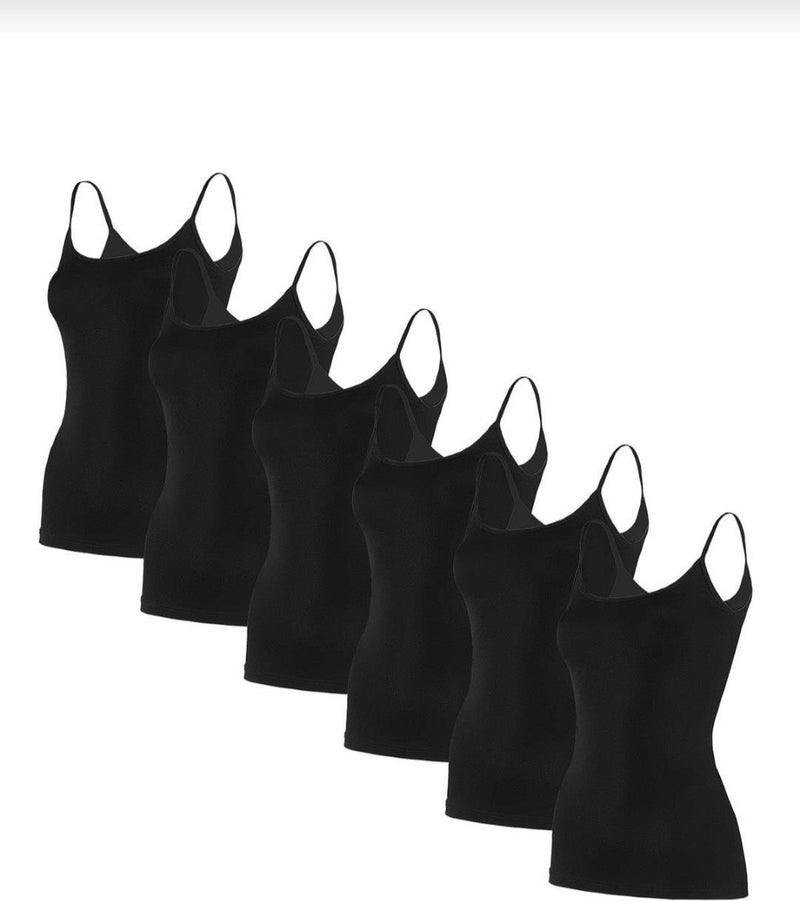 Yıldız Yildiz 2361 Women's Bamboo Rope Strap Undershirt 12 Pieces  - Image 1