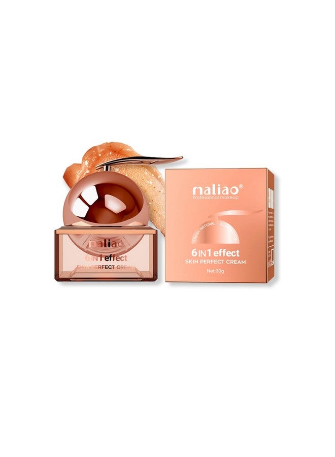 Maliao 6-in-1 Effect Skin Perfect Cream | BB & CC Cream Hybrid | Brightening | Hydrating | Pore Minimizing | Lightweight Foundation | All-in-One Makeup Base | 30g - Image 1