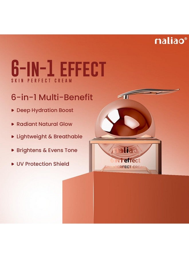 Maliao 6-in-1 Effect Skin Perfect Cream | BB & CC Cream Hybrid | Brightening | Hydrating | Pore Minimizing | Lightweight Foundation | All-in-One Makeup Base | 30g - Image 3