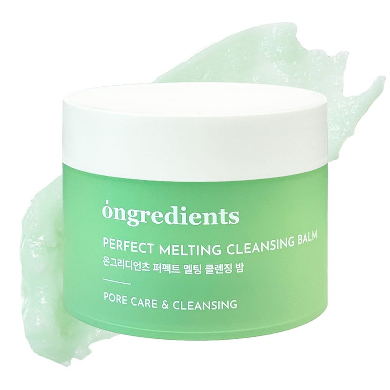 ONGREDIENTS Perfect Melting Cleansing Balm NonGreasy Cleansing Oil Panthenol Heartleaf Makeup Sunscreen Remover Soothing for All Skin Types Vegan Korean Skin Care 100ml 338 fl Oz