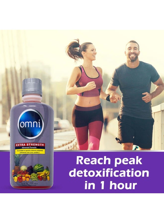 wellgenix Omni Same-Day Detox Drink, Extra Strength Cleansing Quick Flush Potent Deep System Cleanser Fruit Punch Flavor (32 oz) 2 Pack (64 Oz Total) - Image 4