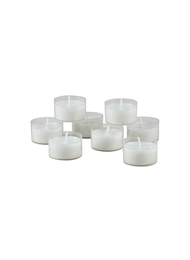 Stonebriar 192 Pack Unscented 6 to 7 Hour Extended Burn Time Clear Cup Tea Light Candles  - Image 5