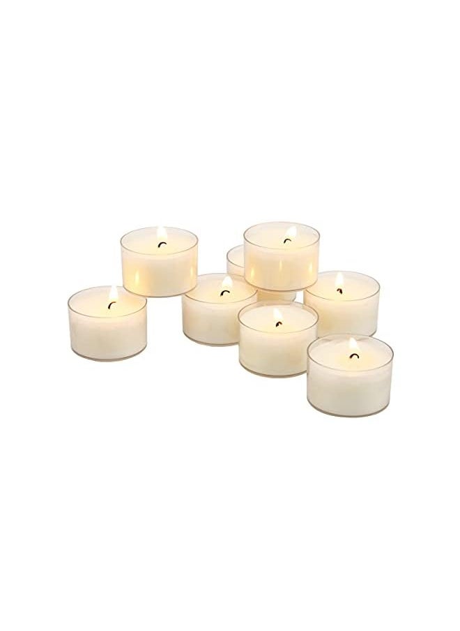 Stonebriar 192 Pack Unscented 6 to 7 Hour Extended Burn Time Clear Cup Tea Light Candles  - Image 2