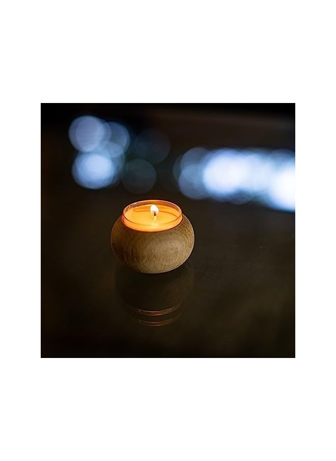 Stonebriar 192 Pack Unscented 6 to 7 Hour Extended Burn Time Clear Cup Tea Light Candles  - Image 4