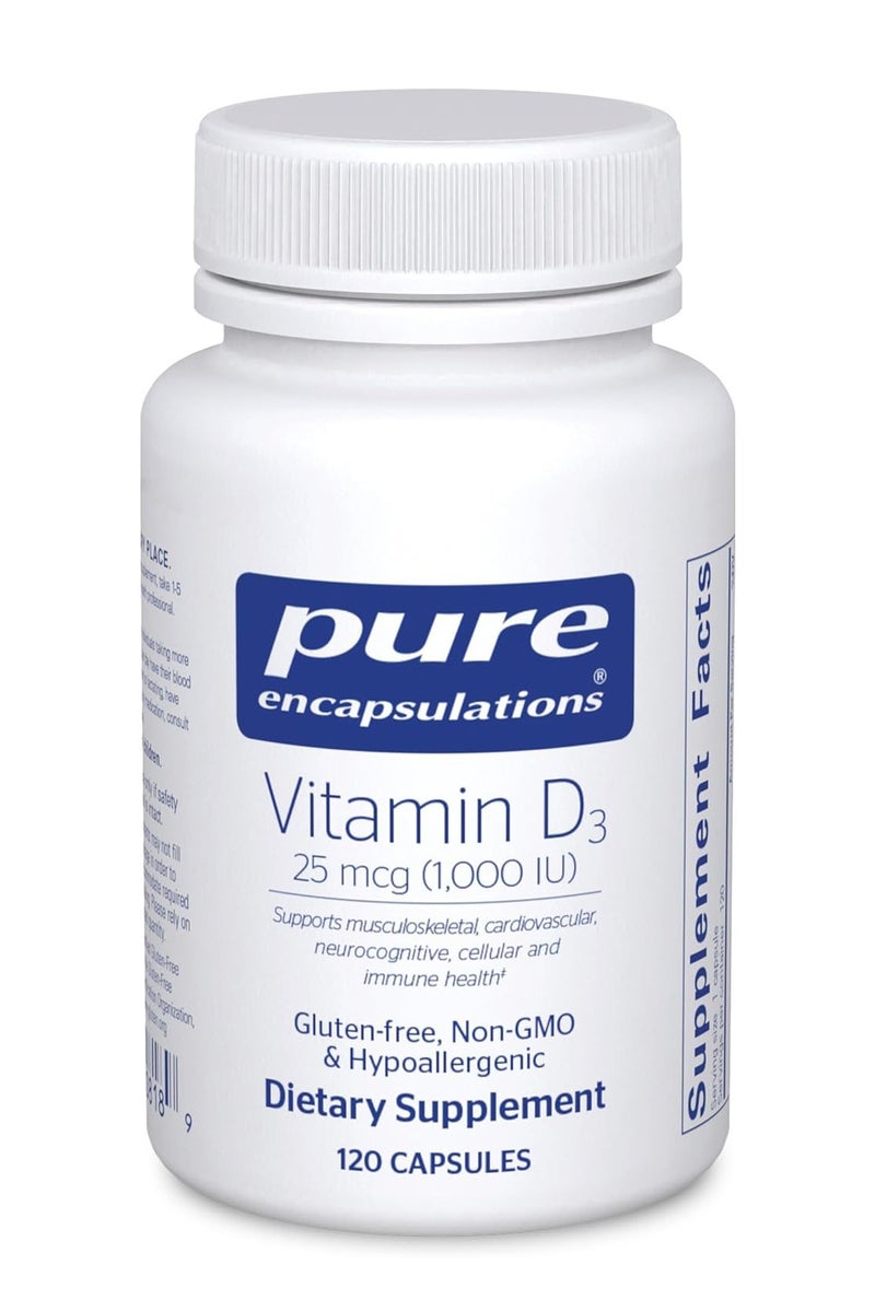 فيتامين د3 25 ميكروجرام (1000 وحدة دولية) - 120 كبسولة - Image 1