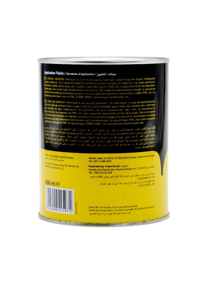 Pattex Henkel Pattex 650ml Premium Contact Adhesive  - Image 2