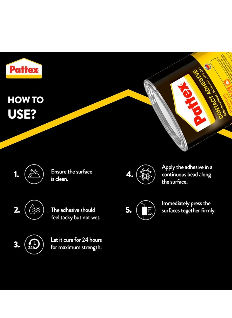Pattex Henkel Pattex Premium Contact Adhesive 650ml  - Image 4