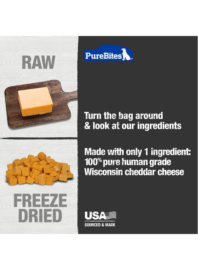 بيور بيتيس مكافآت الكلاب المجففة بالتجميد بيور بايتس بنكهة الجبن، مكون واحد، صُنع في الولايات المتحدة الأمريكية، 4.2 أونصة - Image 4